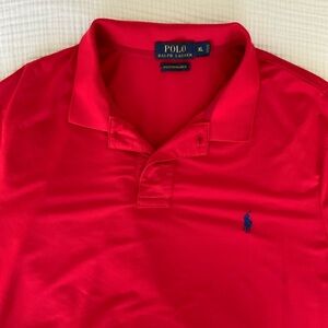 Polo by Ralph Lauren Men's Bright Red Polo Shirt